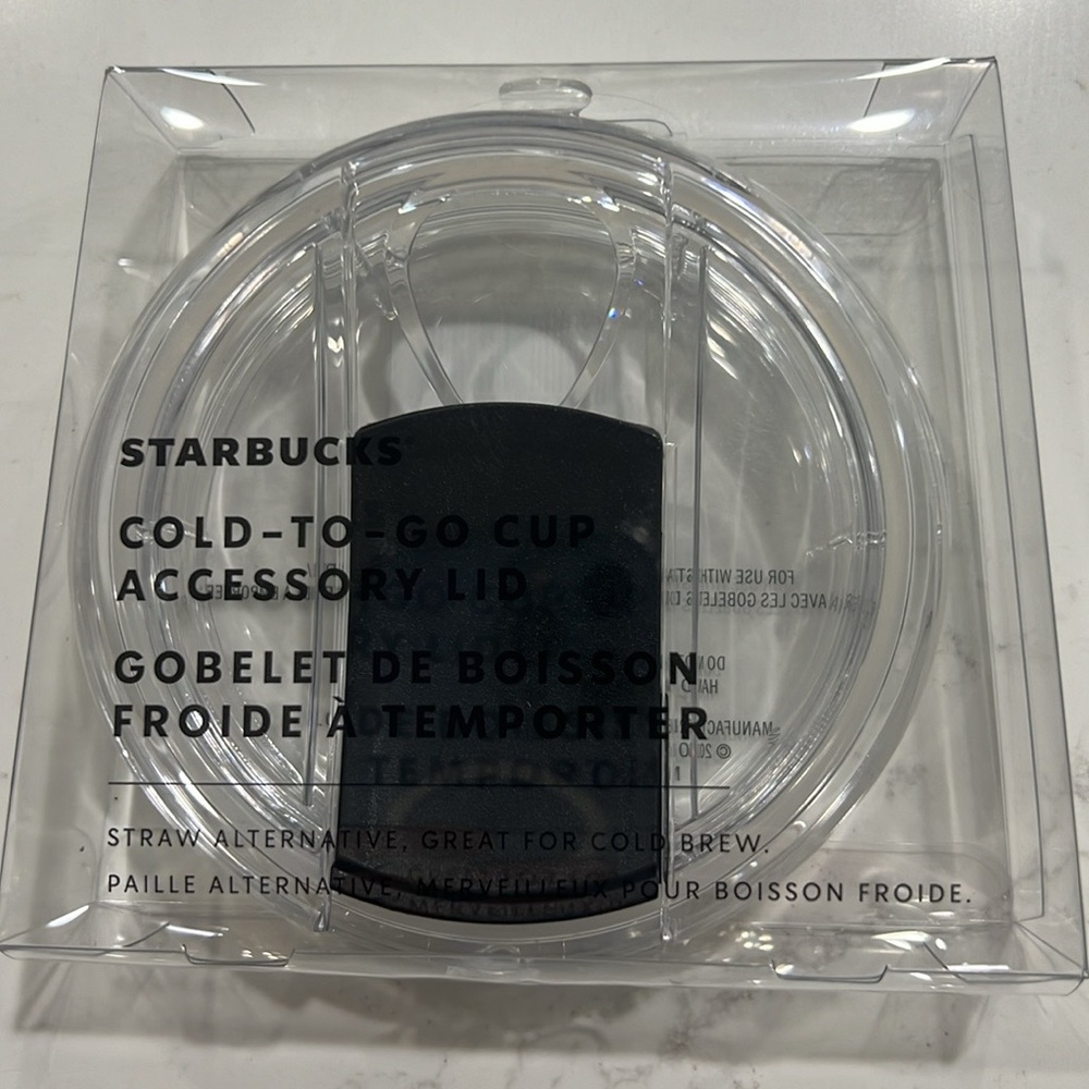 Starbucks cold to go cup accessory lid